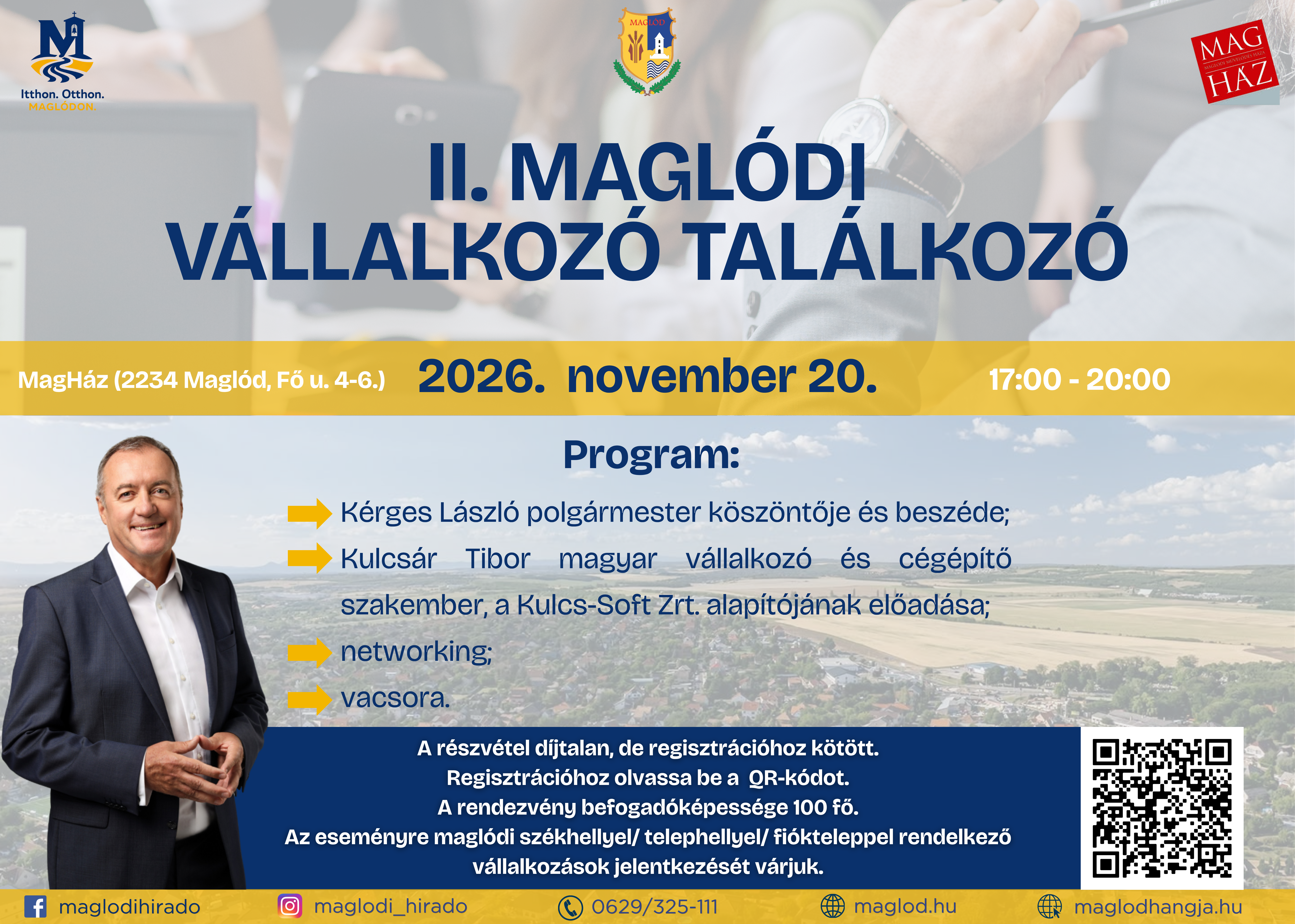 II. Maglódi Vállakozói találkozó plakátja